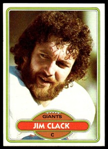 1980 Topps Jim Clack New York Giants #249