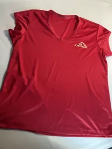 T-shirt donna manica corta media Jordache vintage rossa - Foto 1 di 6