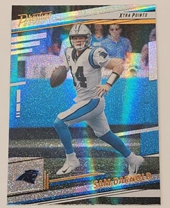 2022 Prestige Football Base Galaxy #39 Sam Darnold - Carolina Panthers - Bild 1 von 5