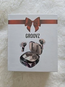 GROOVZ True Wireless TWS In-Ear Earbuds with Charging Case & LED Power Display - Picture 1 of 2