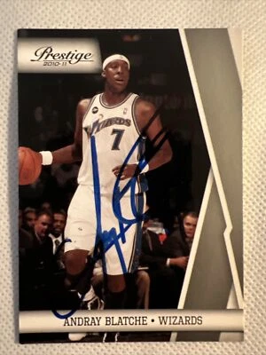 ANDRAY BLATCHE WASHINGTON WIZARDS SIGNED AUTOGRAPHED 2010 PANINI BASKETBALL CARD - Image 1 of 2