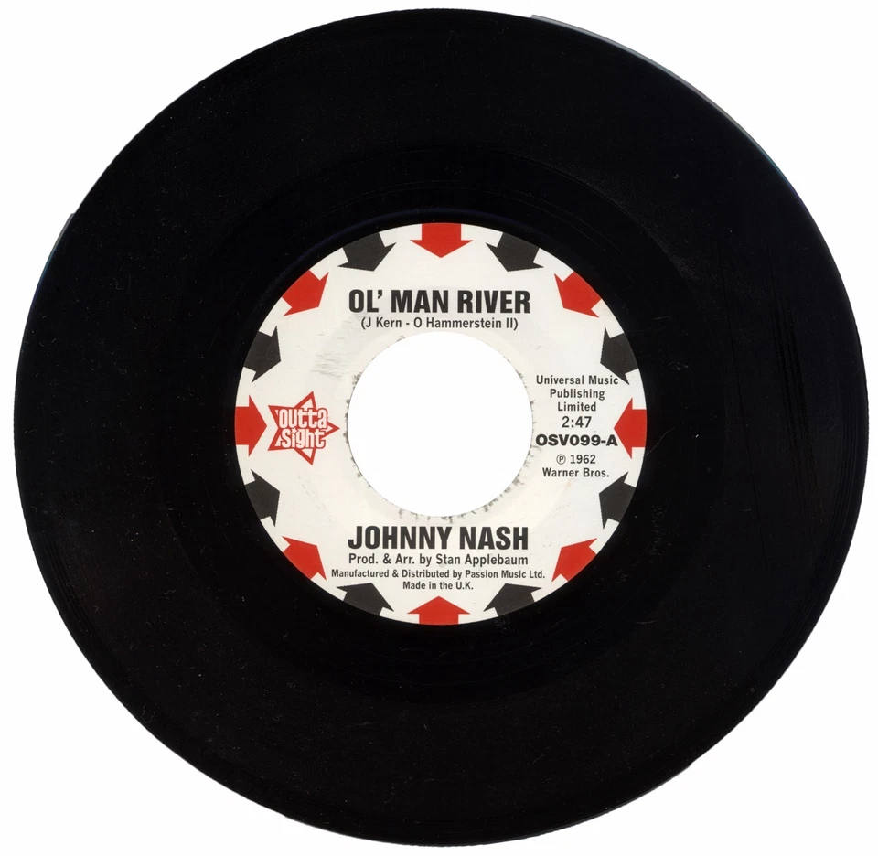 JOHNNY NASH "OL' MAN RIVER c/w I LOST MY BABY" NORTHERN SOUL - Image 1 of 1