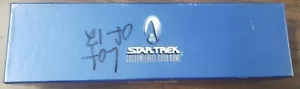 Star Trek Customizable Card Game EMPTY Collectible Storage Box ONLY - Picture 1 of 6