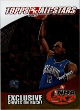 2006-07 Topps Basketball Card Pick (Inserts)
