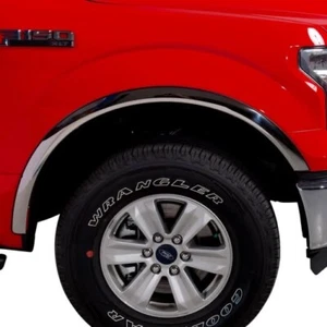 Putco Polished Stainless Steel Fender Trim for 2015-19 Chevy Silverado 250 - Picture 1 of 4