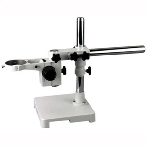 Soporte blanco de un solo brazo para montaje de tubo de microscopio estéreo 76 mm bloque de enfoque - Imagen 1 de 2