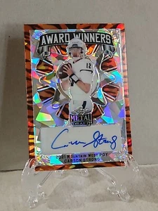 2022 Leaf Metal Draft Award Winners Tiger Wave Carson Strong Auto Rc 3/5 AW-CS1 - Picture 1 of 5