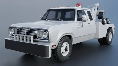 Dodge D300 Wrecker Model Kit - 1/24 - 3D Printed - Image 1 of 4