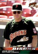 2002 Buffalo Bisons Choice #17 Jack Mull Chambersburg Pennsylvania Baseball Card