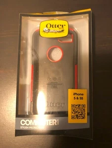 Otterbox Commuter Series Phone Case For iPhone 5 / 5s - Lava Orange / Slate Grey - Picture 1 of 8