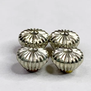 4 Louis XV Pocket Watch Winder Crown 6mm Watchmaker Parts Repair White Silver - Picture 1 of 6