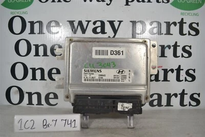 3910123680 KIA SPECTRA 2006 MÓDULO ECU CONTROL MOTOR ORDENADOR OEM 1C2 741 B7 Foto 1 de 4