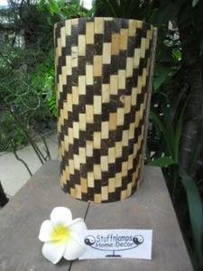 Bali Coconut Table/Wall Lamp (Coconut pieces & Resin) 1 0nly - Picture 1 of 11