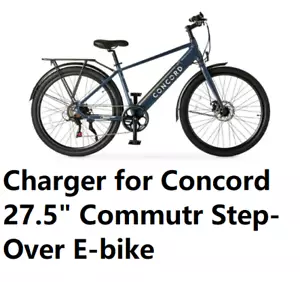 🔥power supply battery Charger for Concord 27.5" Commutr Step-Over electric bike - Picture 1 of 3