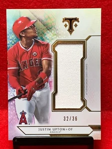 Justin Upton GU Relic~2018 Topps Triple Threads (TTT) Single Jumbo Primary Relic - Picture 1 of 2
