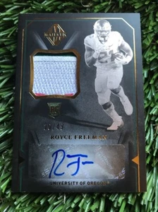 Royce Freeman 2018 Panini Majestic RC Auto/Patch /49 Wow!! Broncos/U of Oregon - Picture 1 of 2