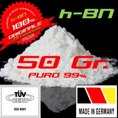 Nitruro di Boro Esagonale h-BN 50 gr trattamento Nitrobor NO ceratec NO metabond - Immagine 1 di 4