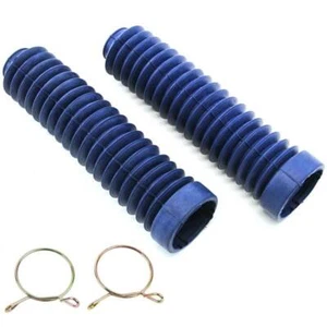 Front Fork Shock Boots Blue Fit For Honda ATC 250R 350X 1983 1984 1985 1986 - Picture 1 of 9