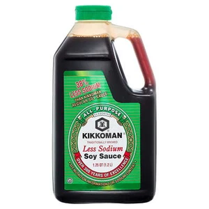 Kikkoman Less Sodium Soy Sauce, 40 oz - Picture 1 of 5
