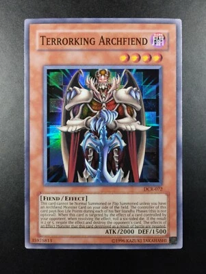 YUGIOH 2003 | TERRORKING ARCHFIEND | DCR-072 | NA PRINT | SUPER RARE | NEAR MINT - Bild 1 von 4