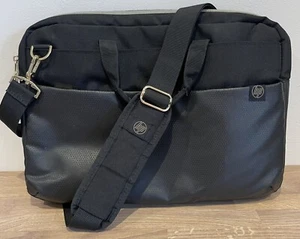 Sacoche pour ordinateur portable HP 15 pouces - Noir avec bordure dorée - Photo 1/11