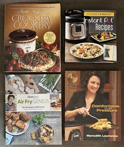 4 Kochbücher Geschirr Kochen Air Fry Genius Under Pressure Instant Pot Rezepte - Bild 1 von 9