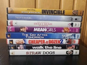 Lot 8 Classic DVD Movies: Notebook Walk The Line Day After Tomorrow Straw Man - Picture 1 of 13