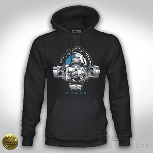 Felpa Hoodie Inspired Bmw Motorrad Boxer Spirit Boxer Heart Engine R1250 R1200 - Picture 1 of 6