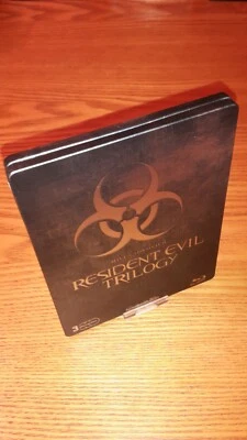 RESIDENT EVIL TRILOGY 3disc Bluray steelbook rare OOP discontinued German import - Image 1 of 4