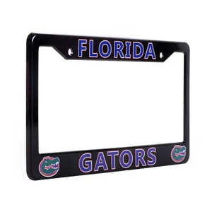 Cubierta de marco de matrícula Florida Gators - negra y delgada - EliteAuto3K - Imagen 1 de 8