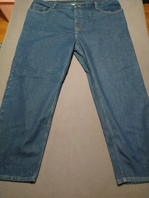 Faded Glory Jeans Men 46x30 Blue Denim Durable Work Original Fit Construction  - Image 1 of 4