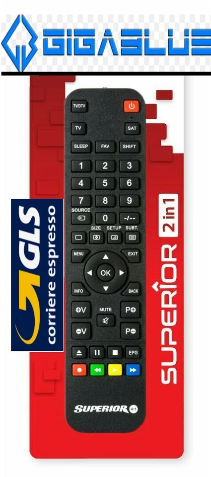 TELECOMANDO UNIVERSALE GIGABLUE; CLICCA SUL TUO MODELLO LO RICEVERAI GIA' PRONTO - Immagine 1 di 1