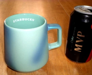 [STARBUCKS COFFEE] ABSTRACT SHADES OF BLUE COLORS, Ceramic Coffee Mug, VINTAGE - Picture 1 of 10