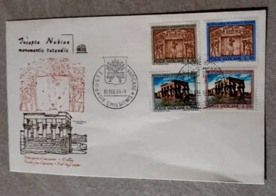 1964 busta vaticano annullo primo giorno ottima - Immagine 1 di 2