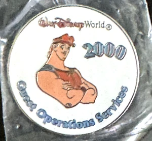 NEW SEALED VINTAGE 2000 HERCULES GUEST OPERATIONS SERVICES WALT DISNEY WORLD PIN - Picture 1 of 3