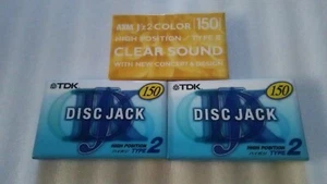 Axia J'Z2 Color & TDK Disk Jack Type II 150min. Cassette Tape High Bias Tape - Picture 1 of 6