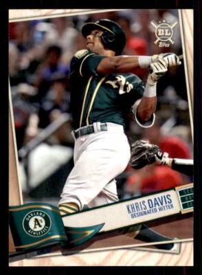 2019 Topps Big League #312 Khris Davis Oakland Athletics - Image 1 of 2