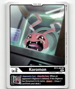 Digimon Koromon Dimensional Phase Uncommon - Picture 1 of 1