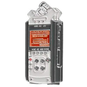 Zoom H4N Audio Recorder Enamel Pin for Vloggers and Home Videographers - Picture 1 of 5