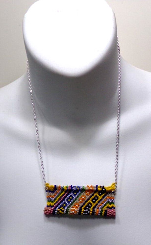 VETEMENTS COLLANA MODA PERLINE 3" CIONDOLO 16" J88CR cz2