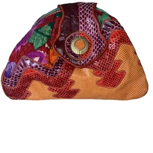 Bolso de mano Sharif vintage multicolor - Imagen 1 de 13