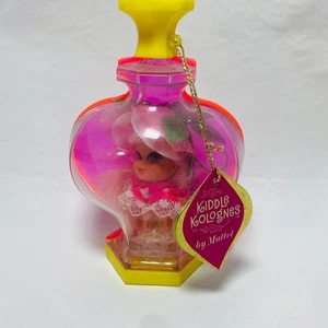 Vintage Mattel Little Kiddle Kolognes Sweet Pea Doll in Bottle with Stopper TAG - Picture 1 of 7