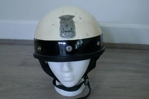 Vintage Motorcycle Helmet Buco Police Houston Texas - Picture 1 of 18