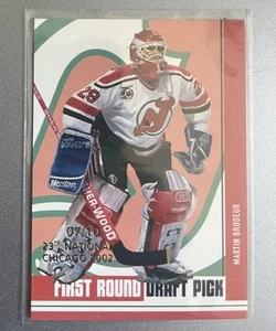 2002-03 ITG Be A Player First Edition Martin Brodeur #405 The National 07/10 HOF - Picture 1 of 2