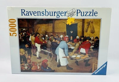Ravensburger 5000-Piece Jigsaw Puzzle "The Peasant Wedding" by Pieter Bruegel - Image 1 of 4