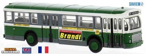 Autobus Saviem SC 10 (1966) RATP - Ligne 171 - Brekina - Echelle 1/87 - HO