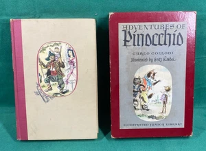 Vtg 1946 Edition The Adventures of Pinocchio Book with Dust Cover by C. Collodi - Picture 1 of 3