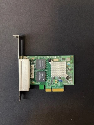 Supermicro AOC-SGP-i4 Quad Port Gigabit Ethernet NIC Network Controller Card - Image 1 of 4