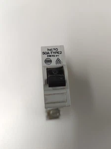 WYLEX 50 AMP TYP 2 M9 MCB LEISTUNGSSCHUTZSCHALTER HB50 STOTZ - Bild 1 von 9