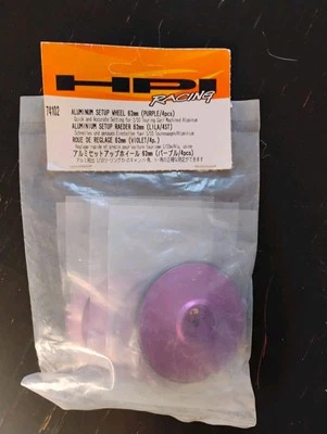 Roda de configuração de alumínio HPI 62mm HP74102 - Imagem 1 de 4